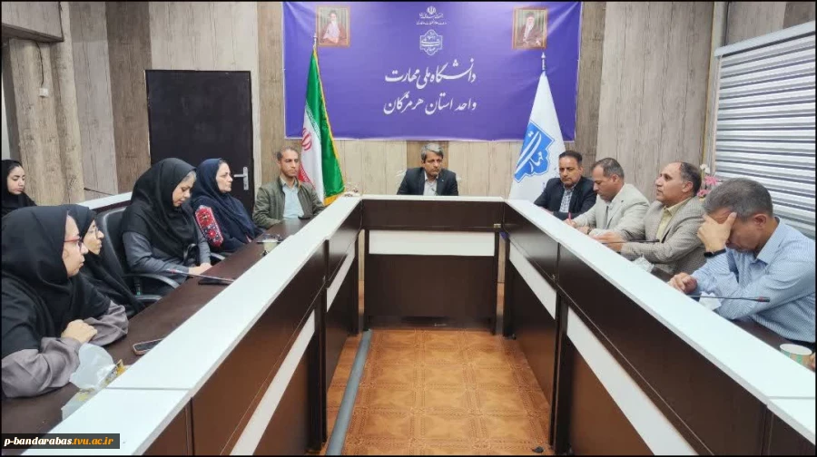 برگزاری مراسم معرفی معاون فرهنگی و دانشجویی دانشگاه ملی مهارت استان هرمزگان 3